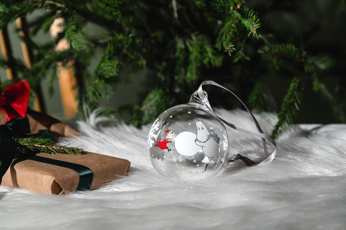 MOOMIN | Christmas | Glass Bauble | Snowflake | ⌀ 9 cm