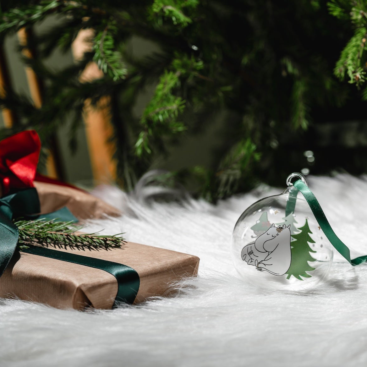 MOOMIN | Christmas | Glass Bauble | Spruce | ⌀ 7 cm
