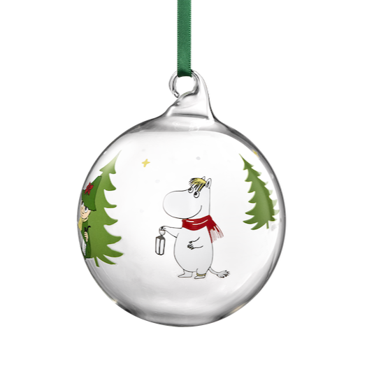 MOOMIN | Christmas | Glass Bauble | Spruce | ⌀ 9 cm