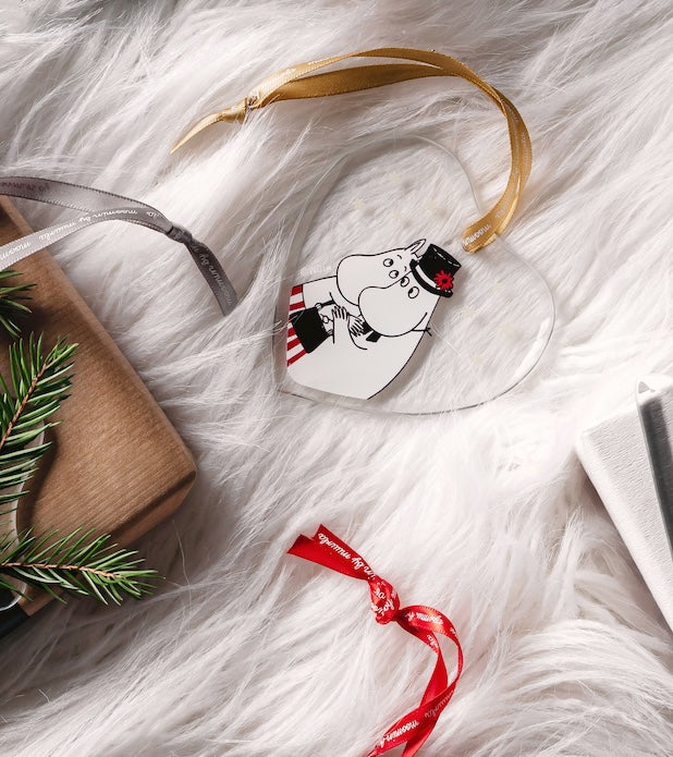 MOOMIN | Christmas | Glass Ornament | Moominmamma &amp; Moominpappa
