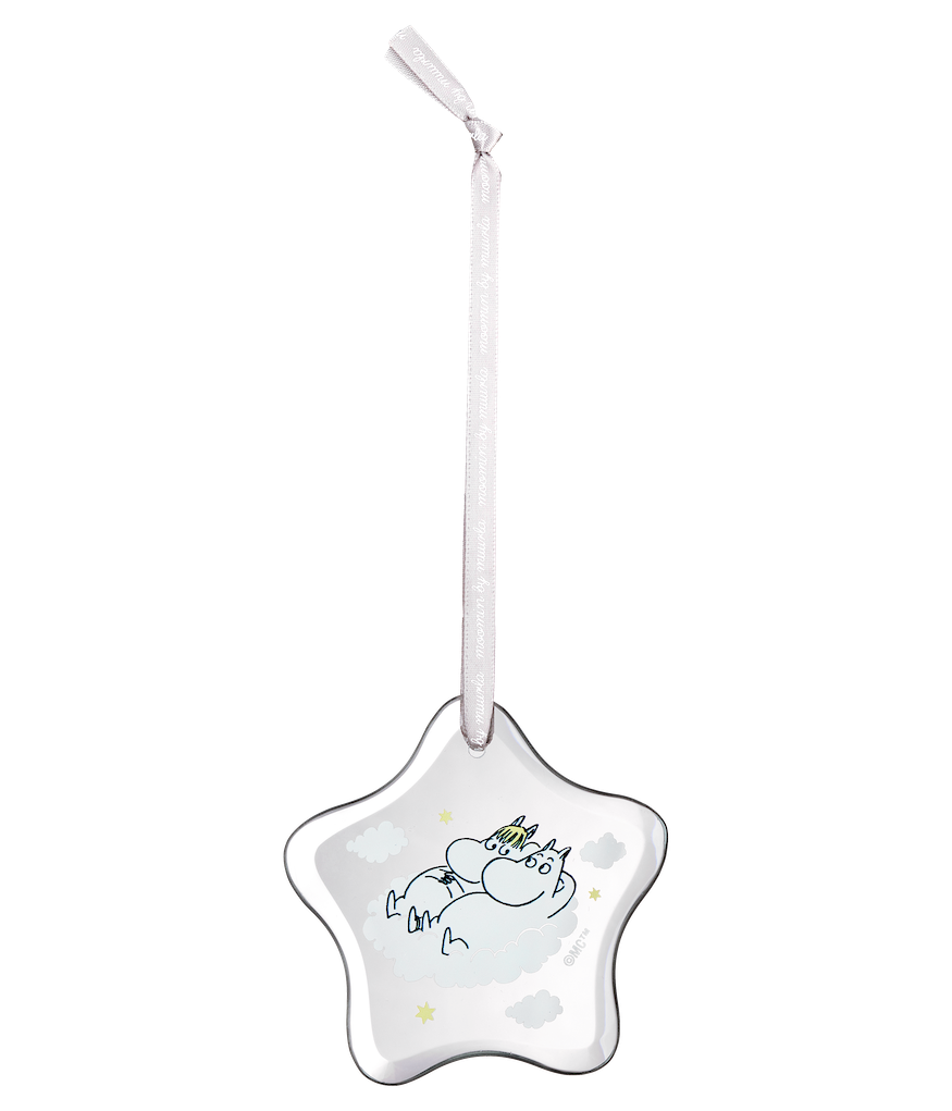 MOOMIN | Christmas | Glass Ornament | Snorkmaiden &amp; Moomin