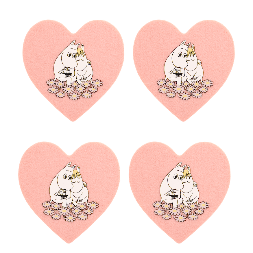 MOOMIN | Together | Coaster | r-PET | 4pcs