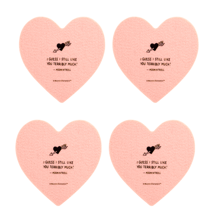 MOOMIN | Together | Coaster | r-PET | 4pcs