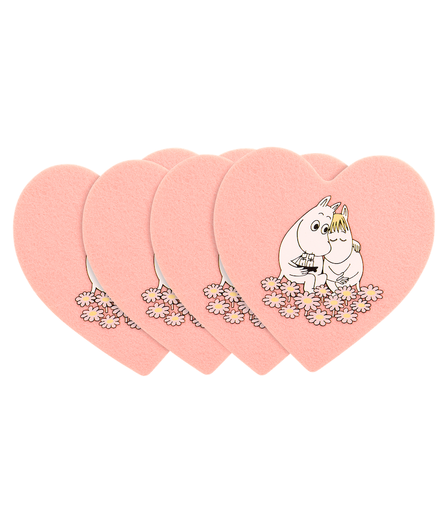 MOOMIN | Together | Coaster | r-PET | 4pcs
