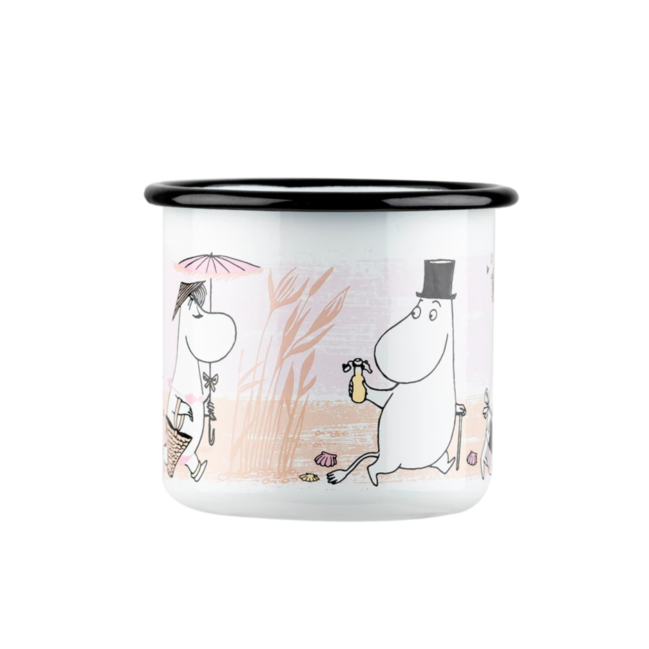 MUURLA | Moomin | The Beach | Enamel Mug | 0.37L
