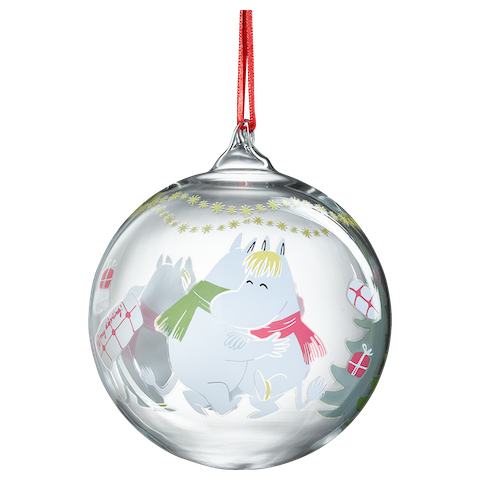 Muurla Moomin Christmas Bauble 9m, Happy Holidays