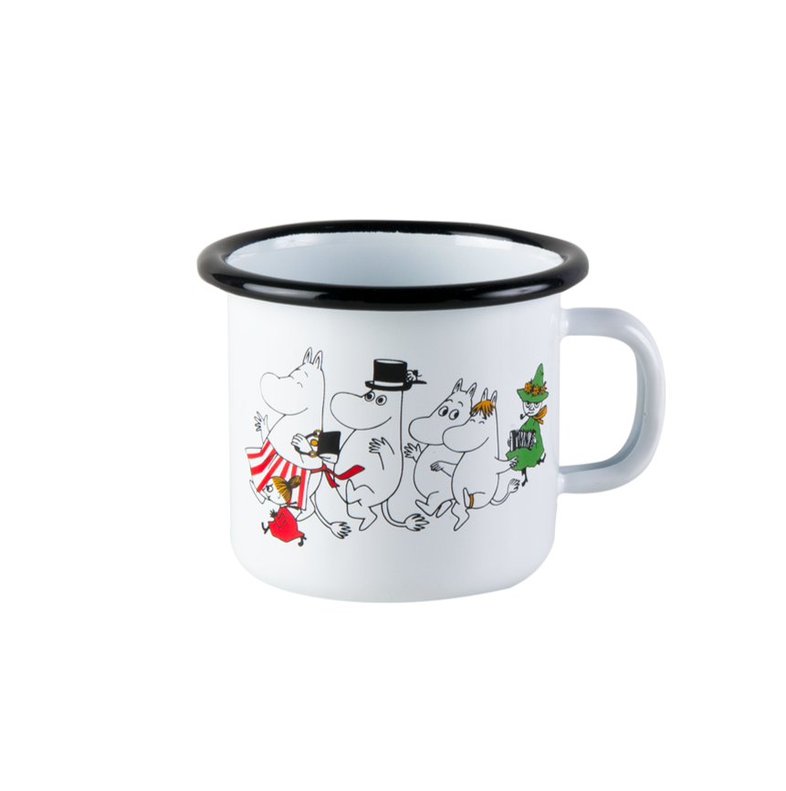 MOOMIN | Enamel Mug | Moomin Valley - Colours | 0.25L