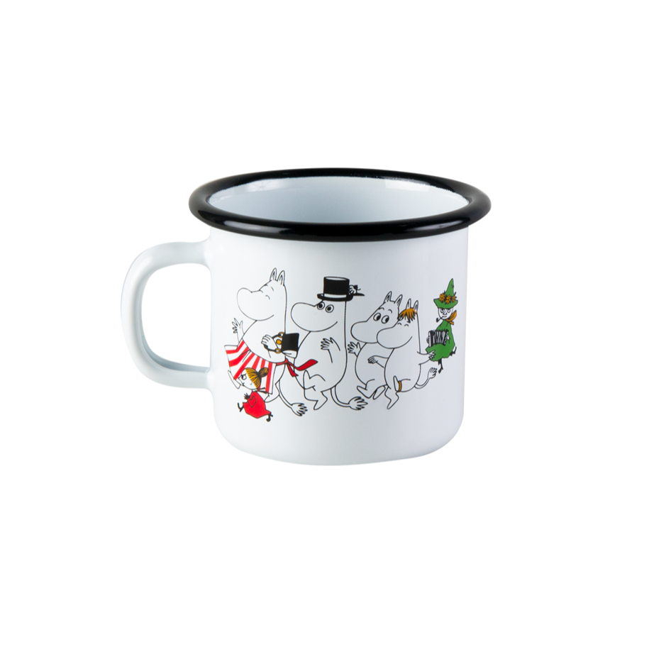 MOOMIN | Enamel Mug | Moomin Valley - Colours | 0.25L