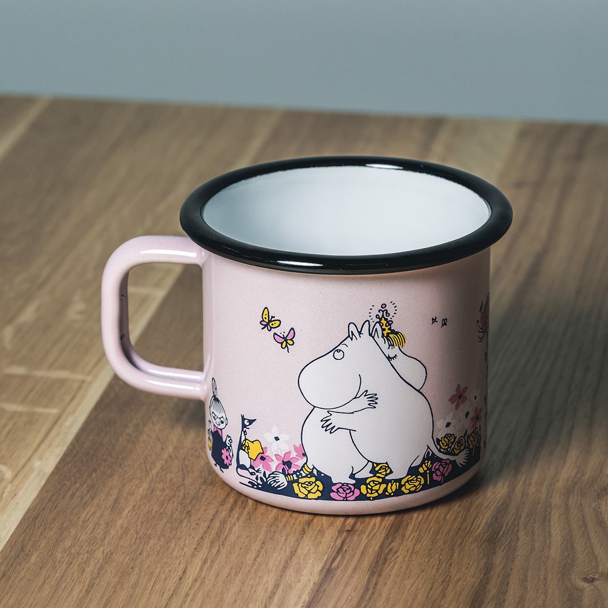 MUURLA | Moomin | Enamel Mug | Hug Pink | 0.37L