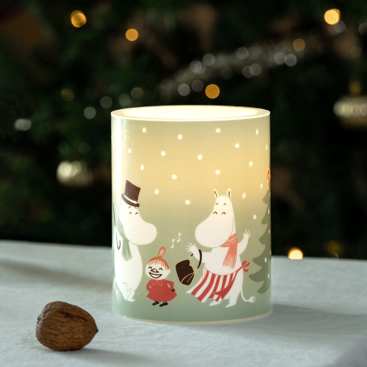 Muurla Moomin LED Candle Festive Spirits 12.5cm