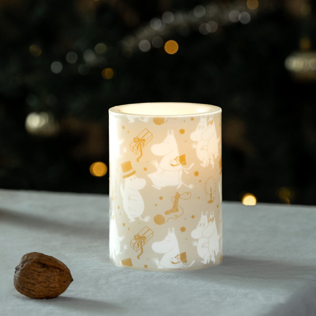 Muurla Sparkling Stars LED Candle