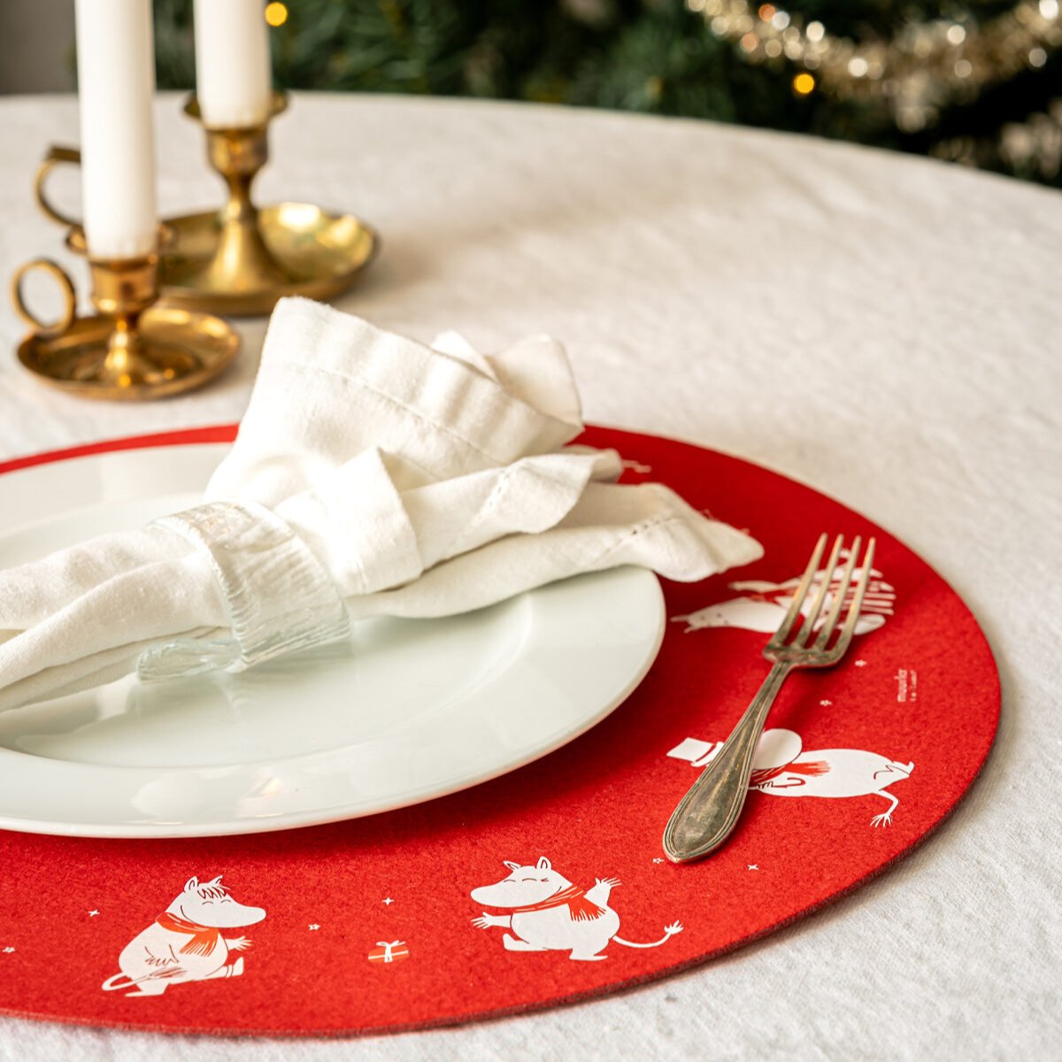 MOOMIN | Christmas | Placemat | Gifts |  38cm Diameter