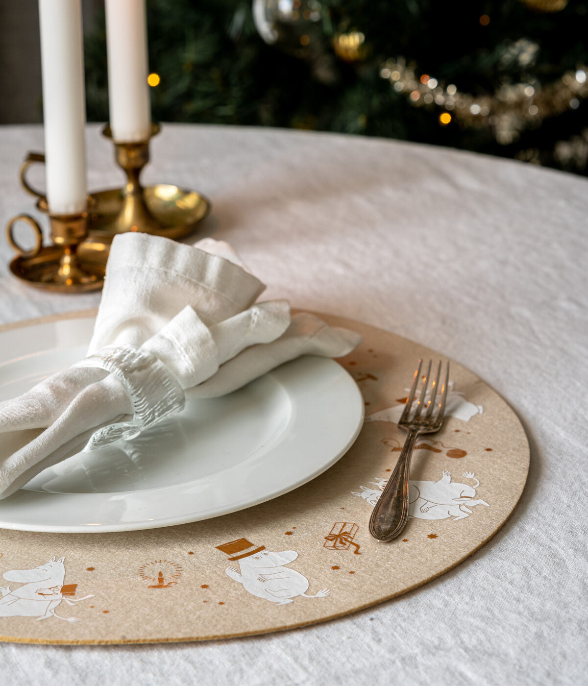 MOOMIN | Christmas | Placemat | Sparkling Stars |  38cm Diameter