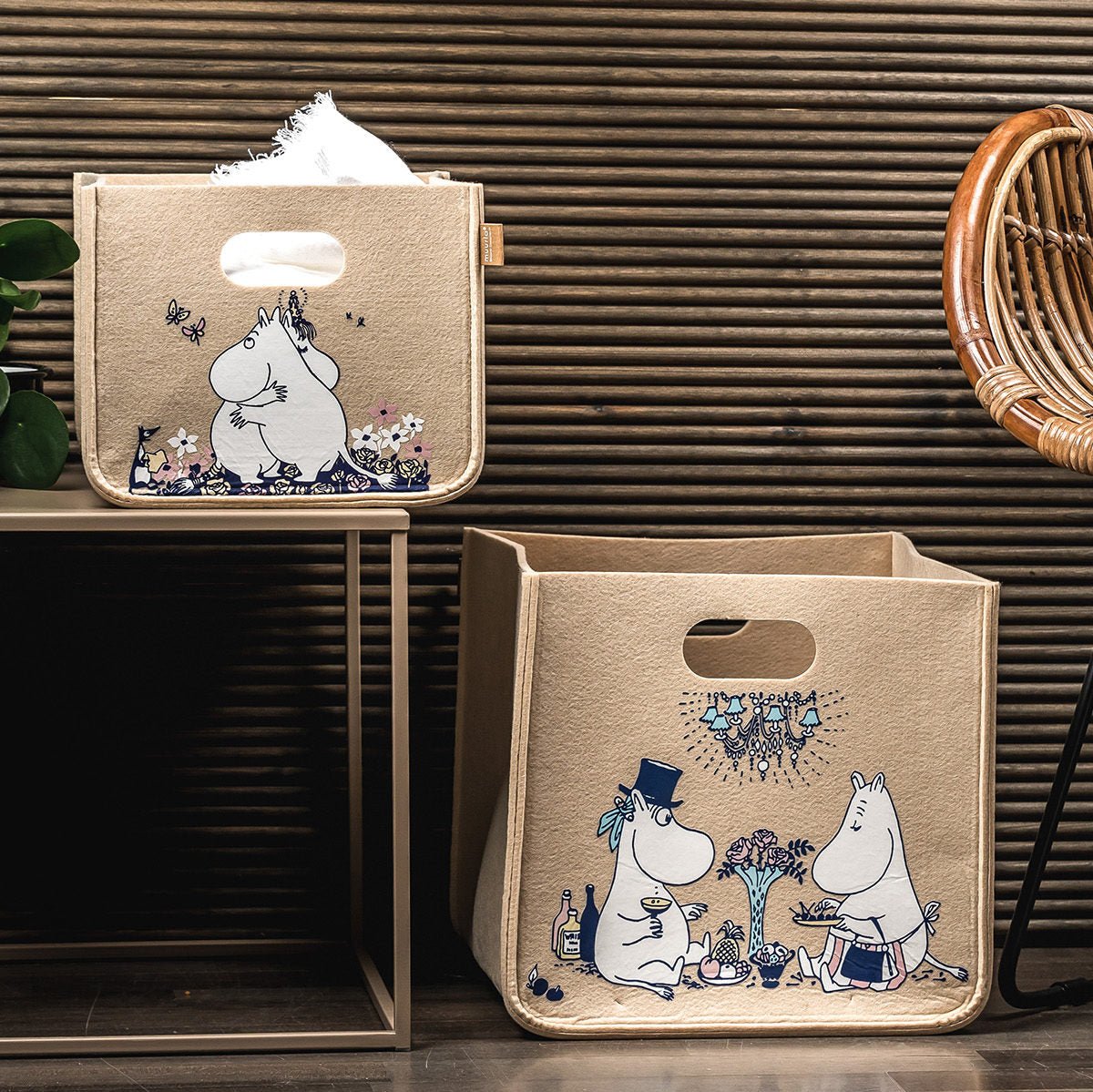 MOOMIN | Storage Basket | Date Night | 33cm x 33cm x 31cm