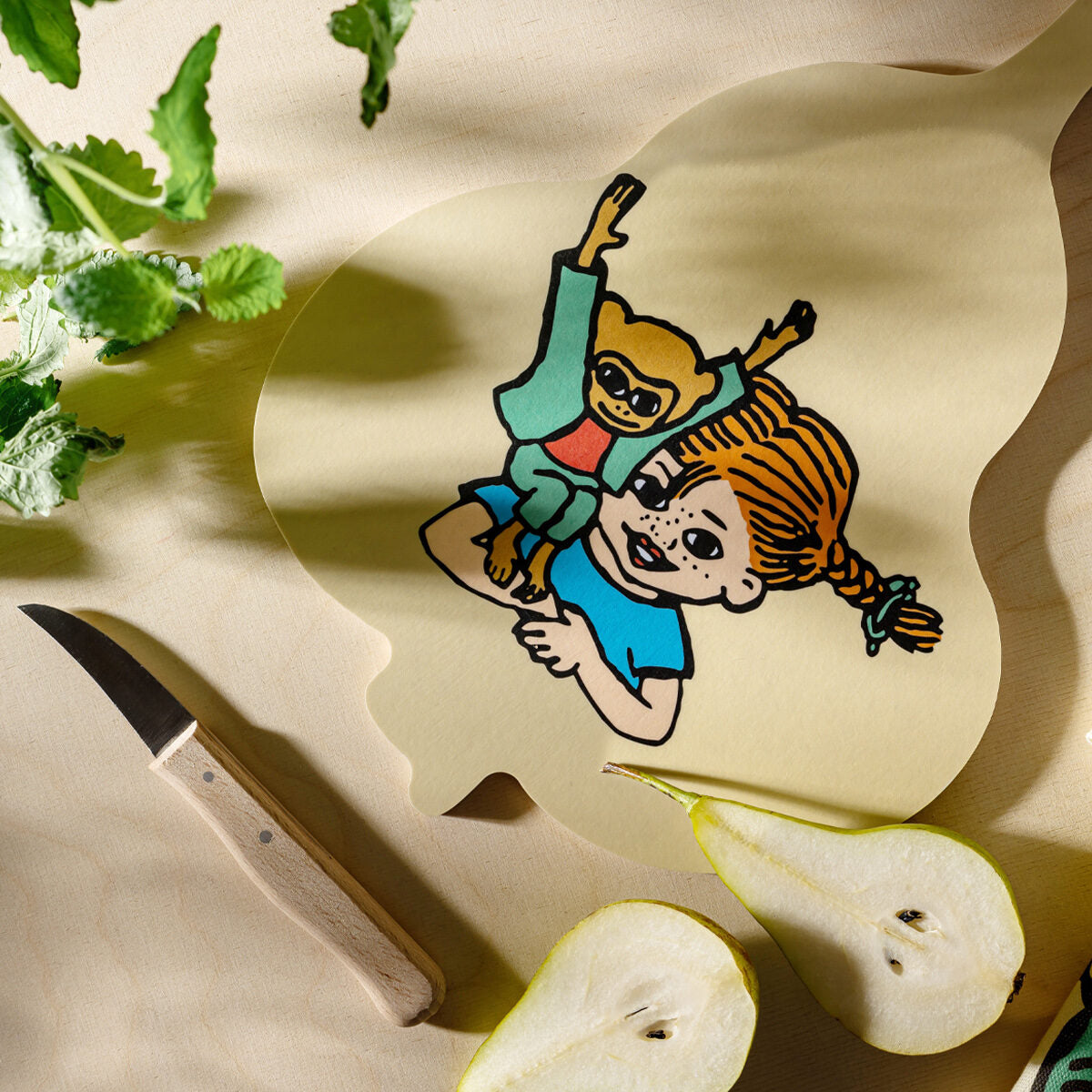 Chop and Serve Board Pippi Longstocking Fruits, By Muurla Design
