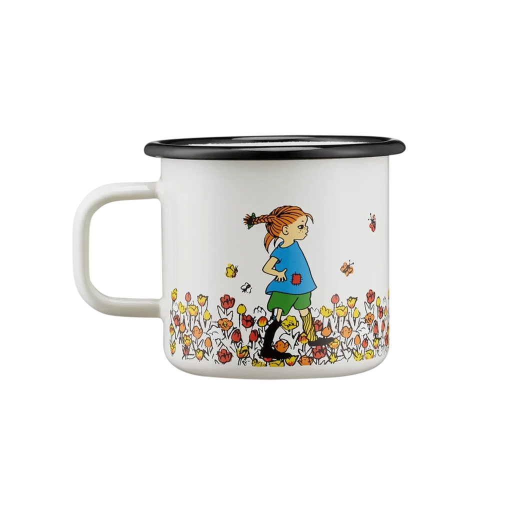 PIPPI LONGSTOCKING | Enamel Mug | Be More Pippi | 0.37L - Treacle