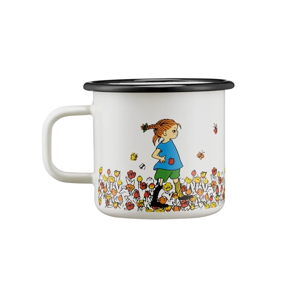 Pippi Longstocking 'Be More Pippi' 80th anniversary mug by Muurla Design