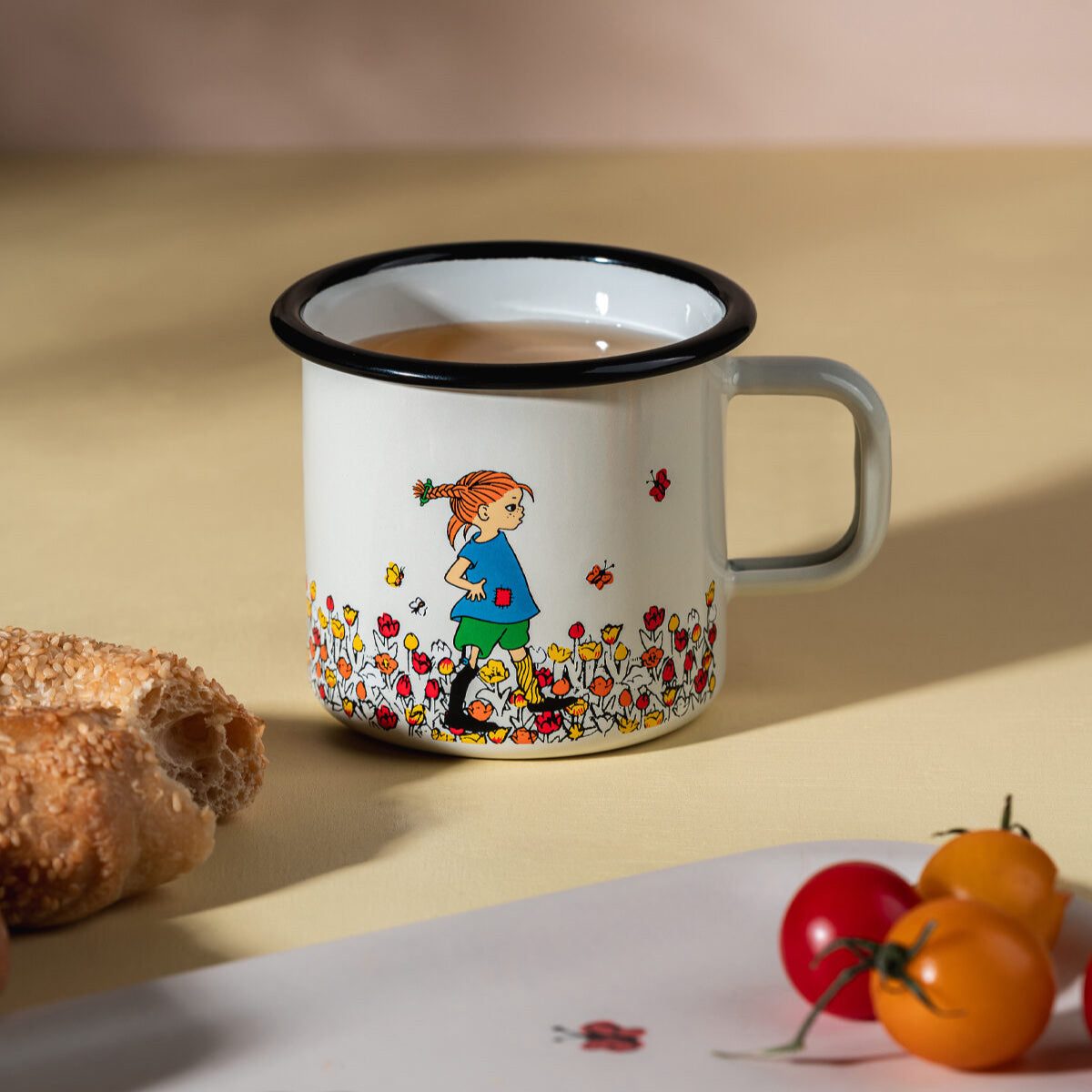 Pippi Longstocking 'Be More Pippi' 80th anniversary mug by Muurla Design