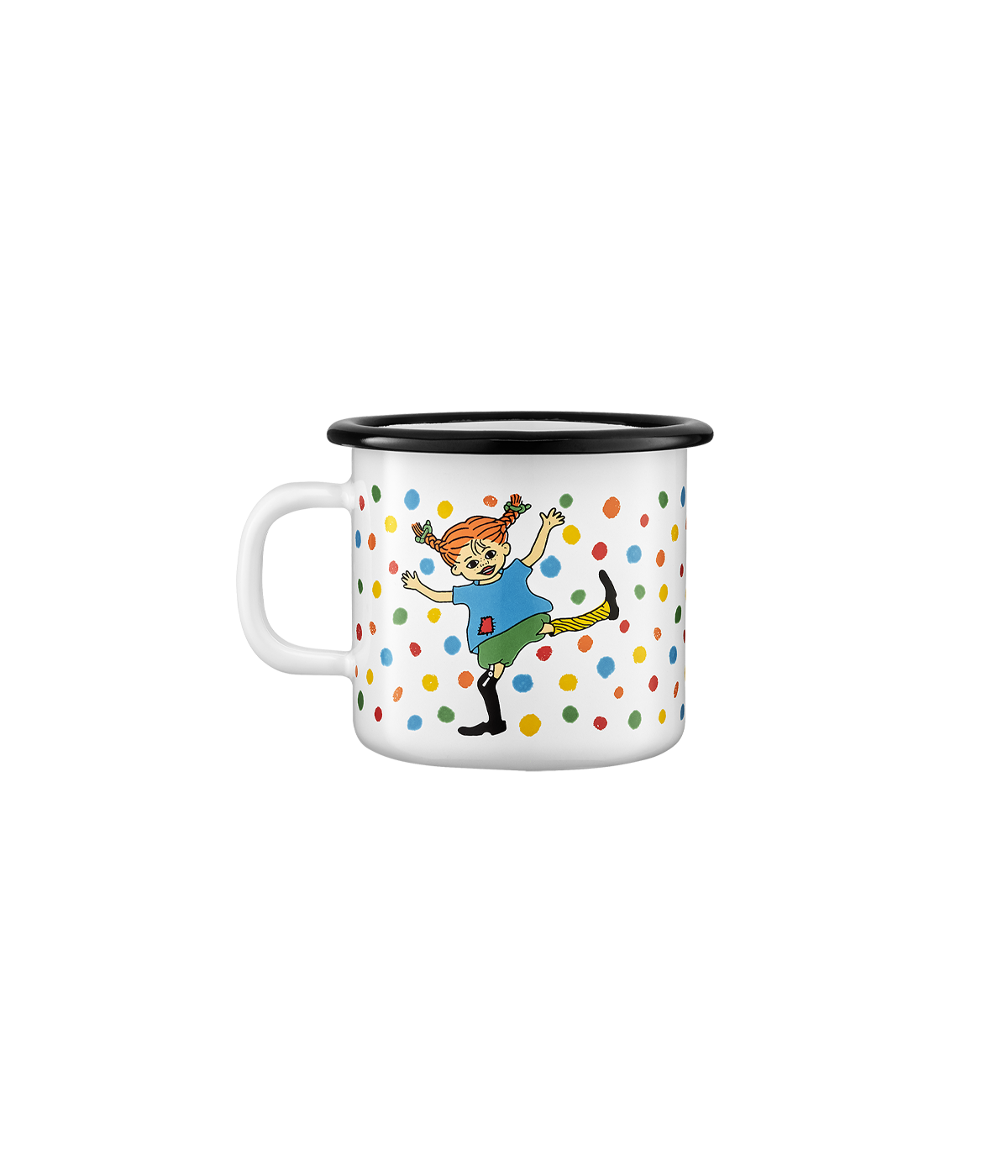 Hoppsansa Enamel Mug - Pippi Longstocking by Muurla Design