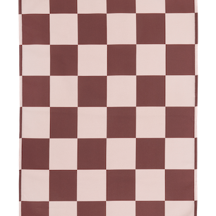 MUURLA | Checks & Stripes, Kitchen Towel, 50x65cm, Brown / Pink Checks