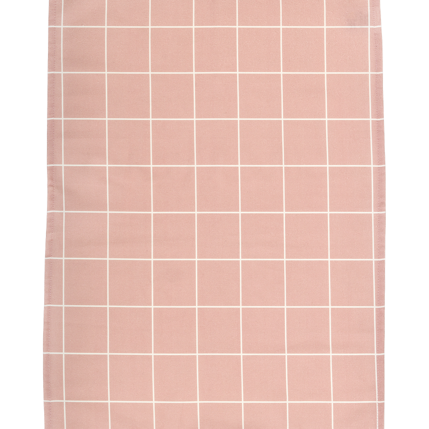 MUURLA | Checks & Stripes, Kitchen Towel, 50x65cm, Pink