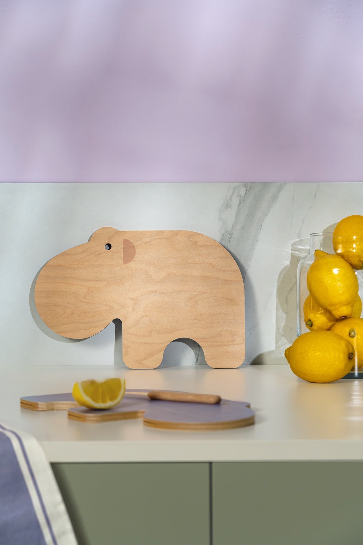 MUURLA | Chop and Serve Board | Hippo | 31 x 21cm