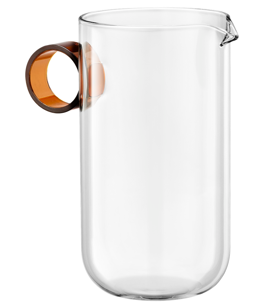 MUURLA | Loop Milk / Cream Pitcher  | Clear/Amber | 0.6L