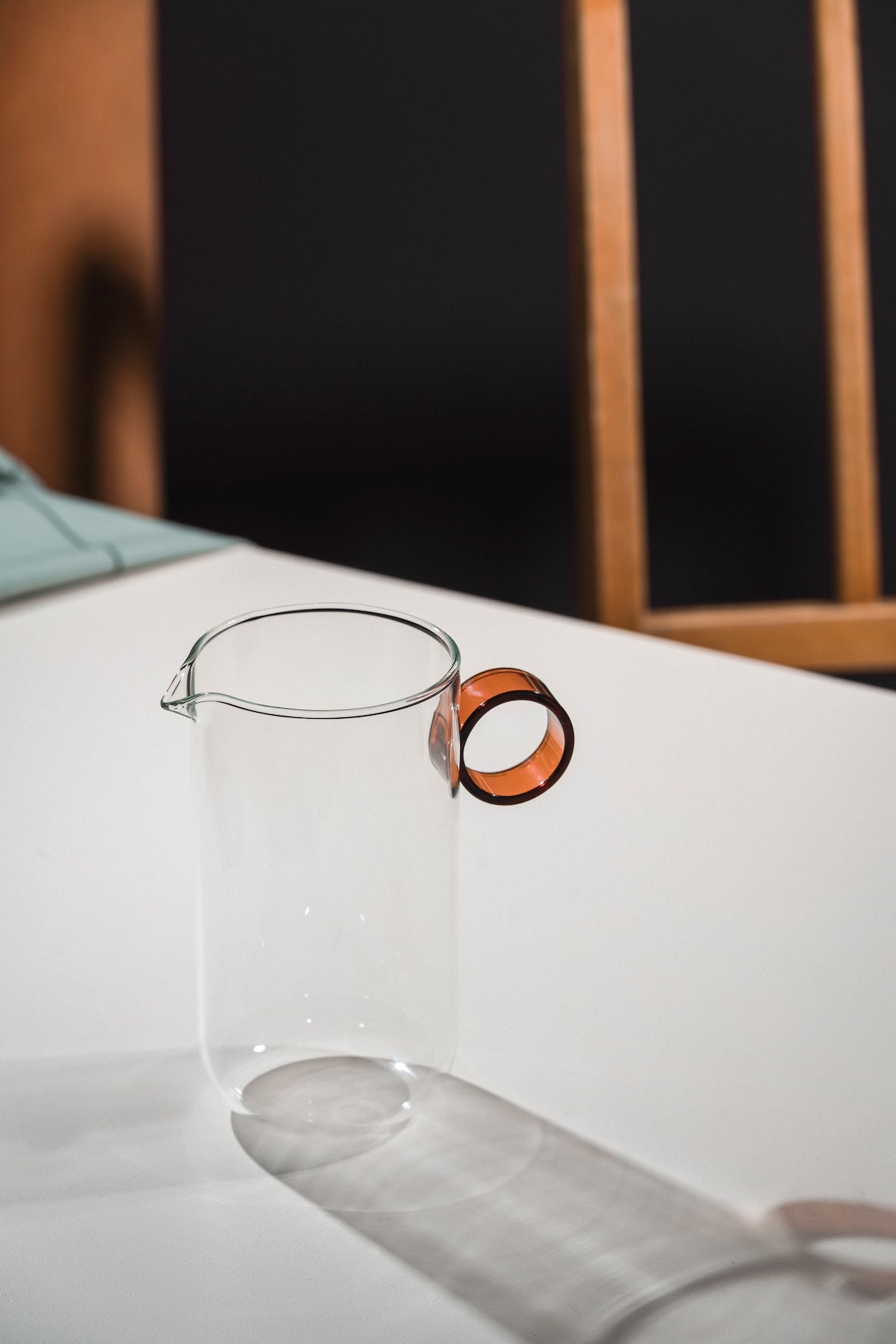 MUURLA | Loop Milk / Cream Pitcher  | Clear/Amber | 0.6L