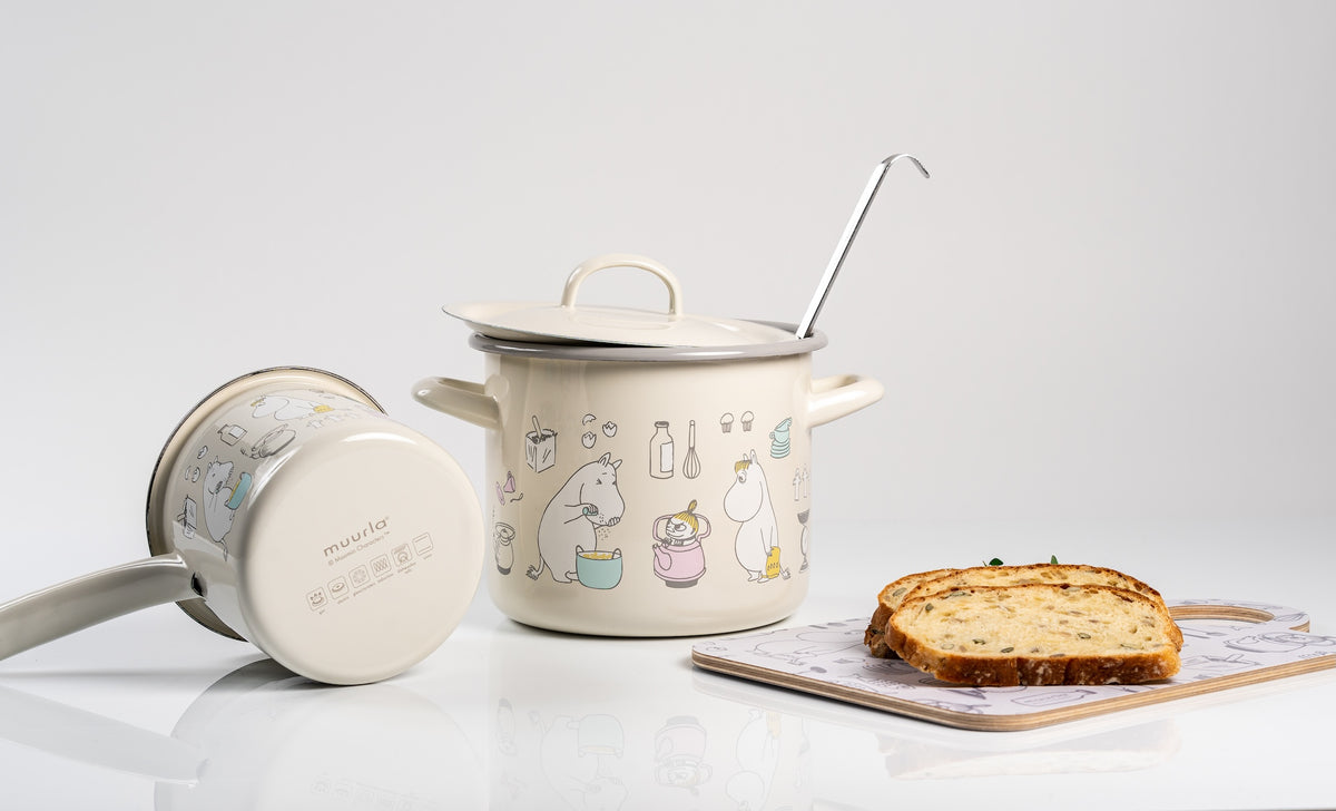 MOOMIN | Enamel Saucepan | Bon Appétit | 1.3 L