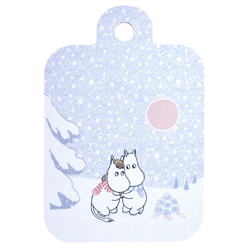 Muurla Moomin Chop &amp; Serve Board, Let It Snow!