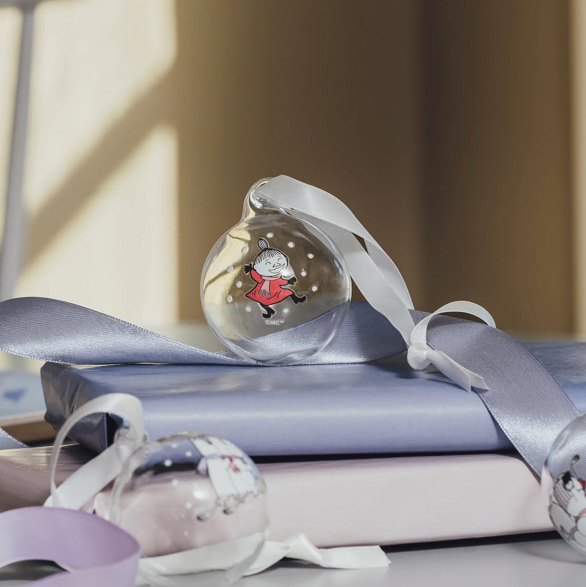 MOOMIN | Glass Bauble | Frosty Day | ⌀ 5cm |  Little My