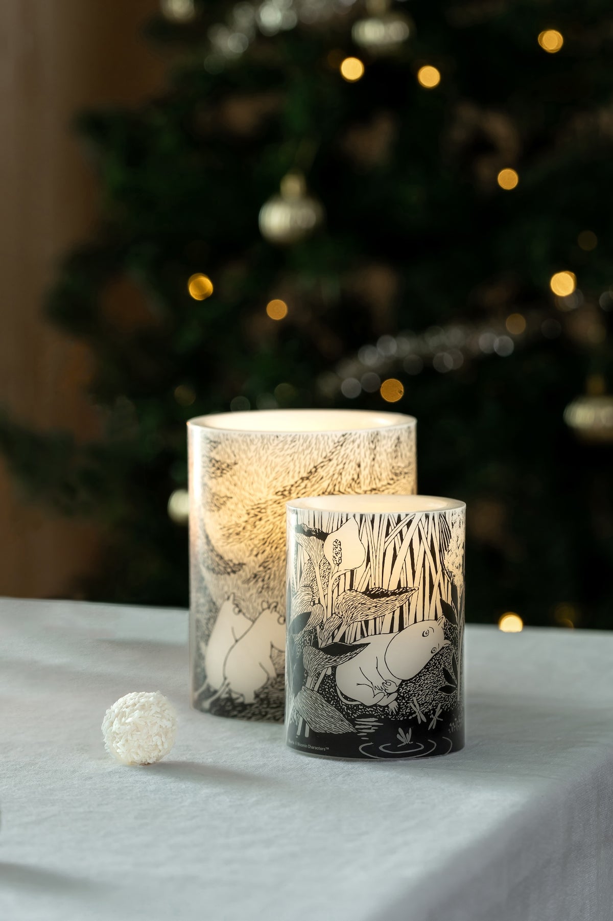 MOOMIN | Christmas | LED Candle | Under the Trees | 12.5cm