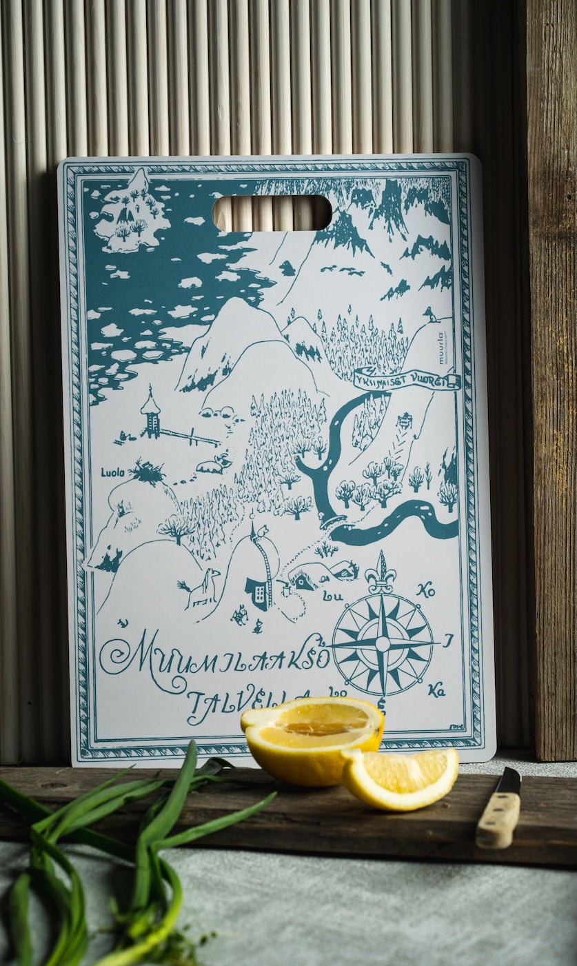 MOOMIN | Originals | Chop and Serve Board | The Map | 30 x 43cm