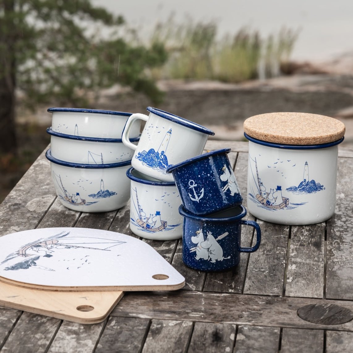 MOOMIN | Enamel Mug | Sailors  | 0.25L