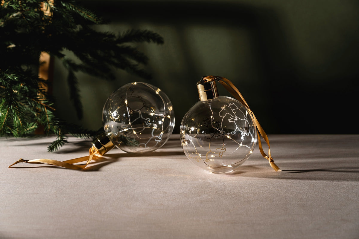 MOOMIN | Christmas | Decoration Bauble with LED lights | MOOMIN 80 | ⌀ 11cm
