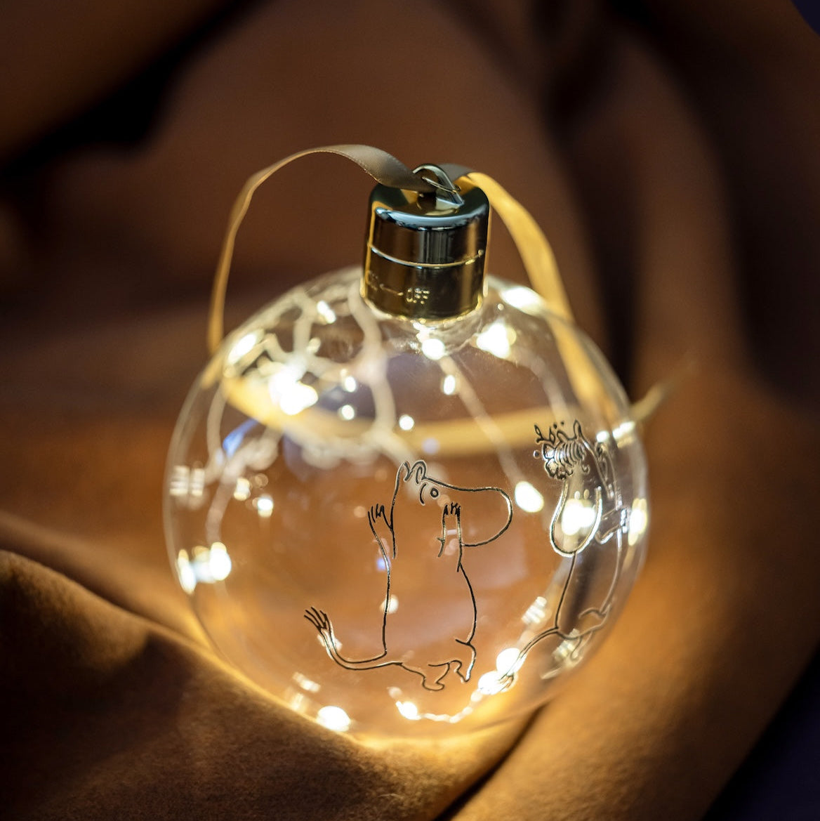 MOOMIN | Christmas | Decoration Bauble with LED lights | MOOMIN 80 | ⌀ 11cm