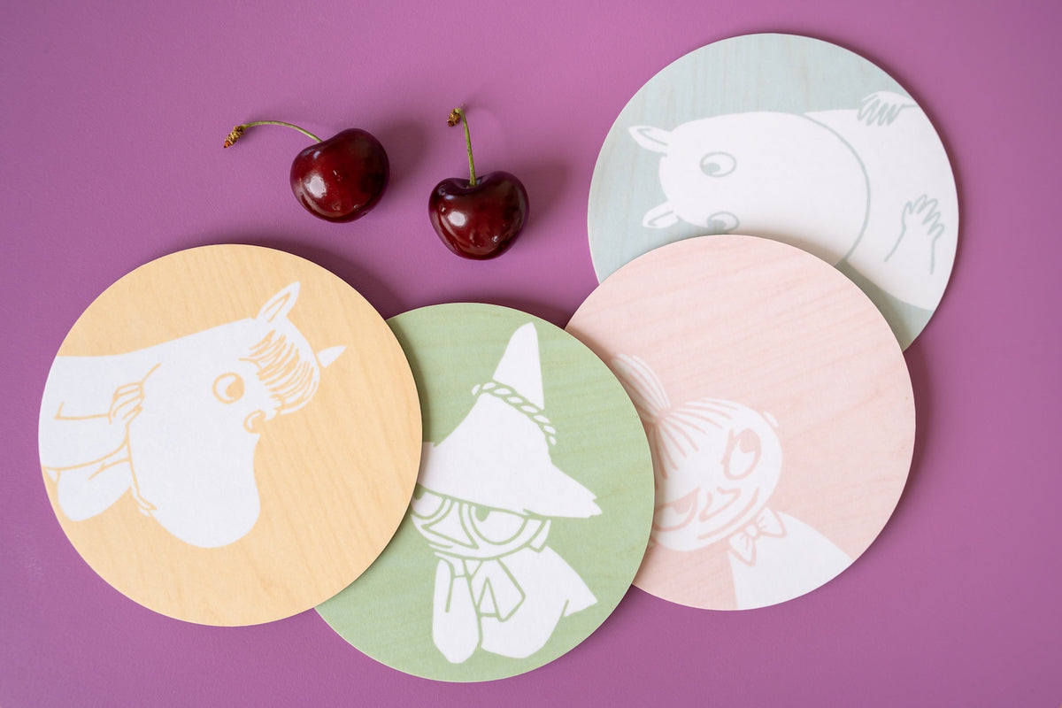 MOOMIN | Coasters - 4 pack | 10cm Diameter