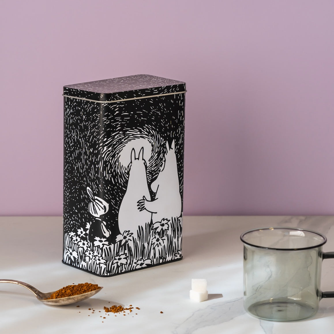 MOOMIN | Coffee Tin Jar | Friendship | 20cm