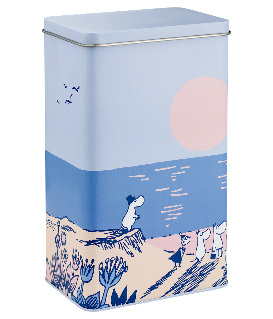 MOOMIN | Coffee Tin Jar | Sunset | 12 x 8 x 20cm