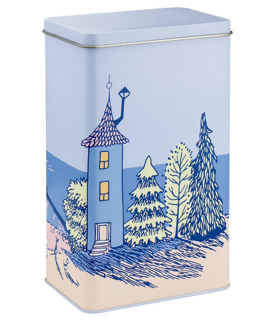MOOMIN | Coffee Tin Jar | Sunset | 12 x 8 x 20cm