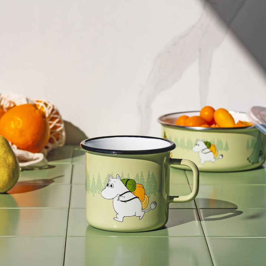MOOMIN | Enamel Mug - XL | Campers | 0.55L