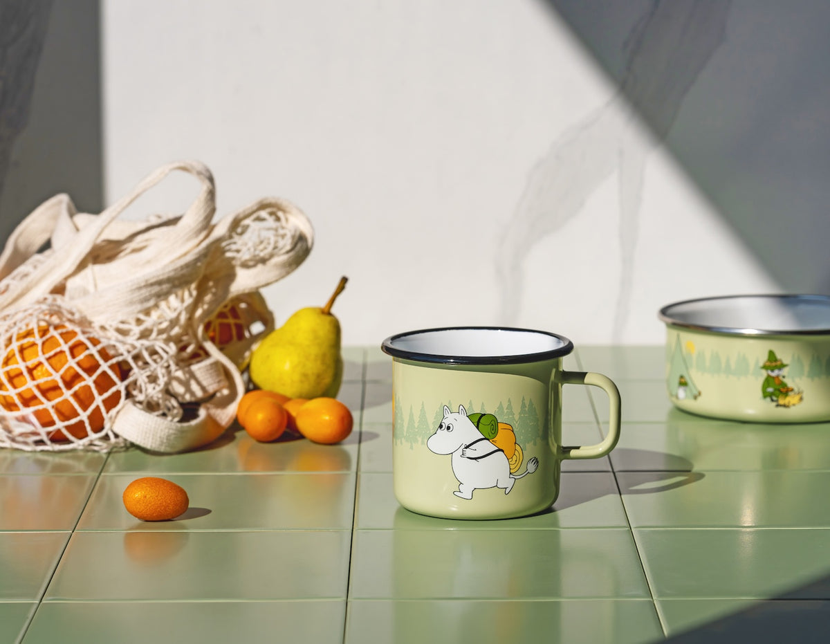 MOOMIN | Enamel Mug - XL | Campers | 0.55L