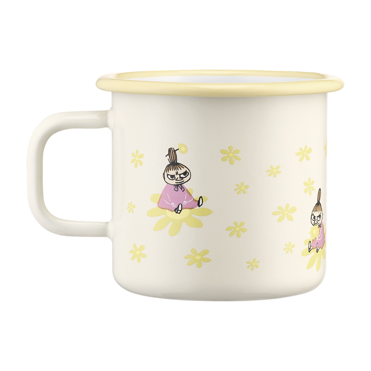 Moomin Flowers Enamel Mug 0.37L.   By Muurla Design 