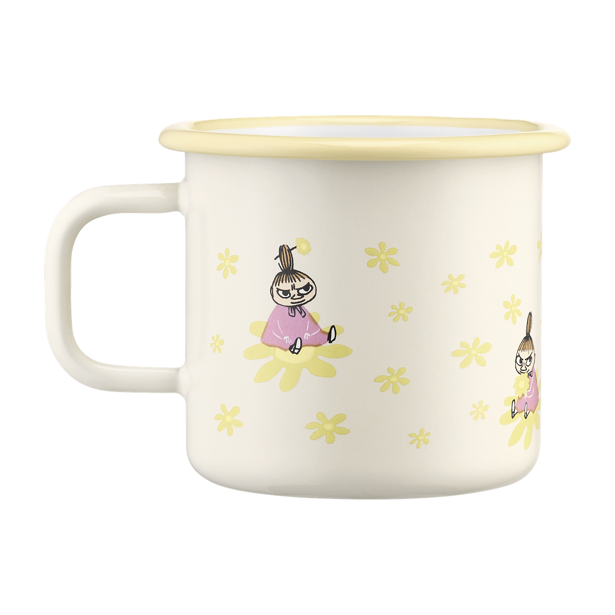 Moomin Flowers Enamel Mug 0.37L.   By Muurla Design 