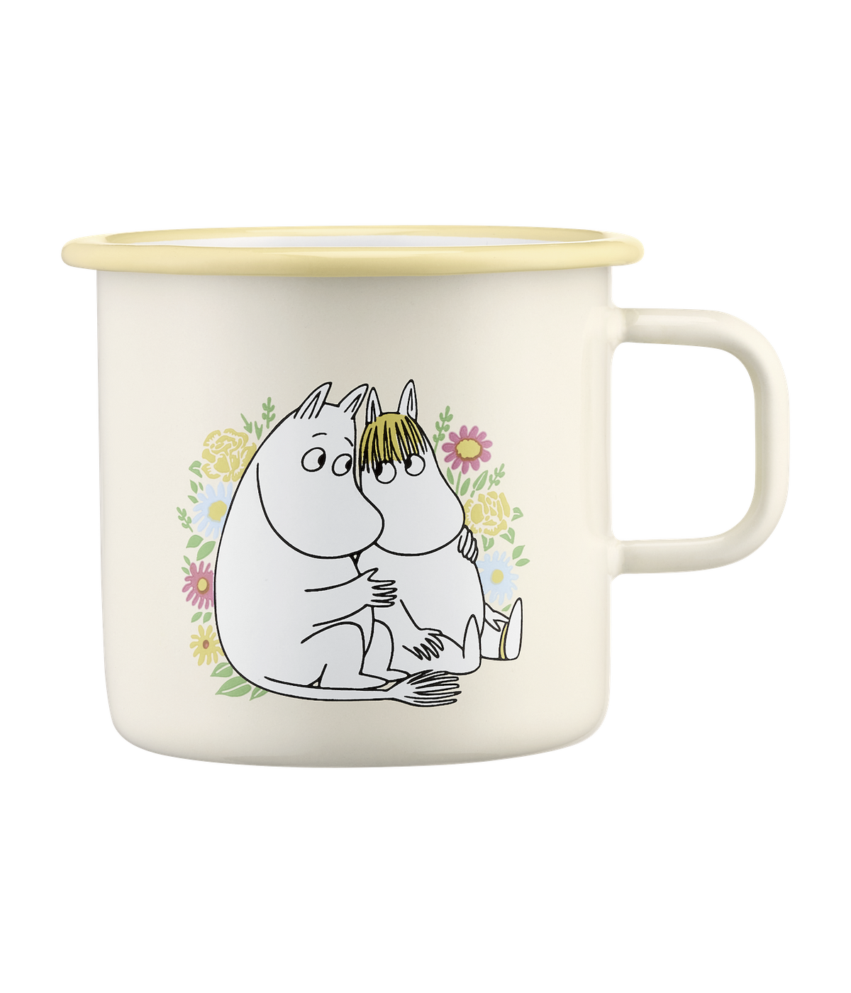 **Available Mid-March** MOOMIN | Enamel Mug Large | Flowers | 0.55L **New**