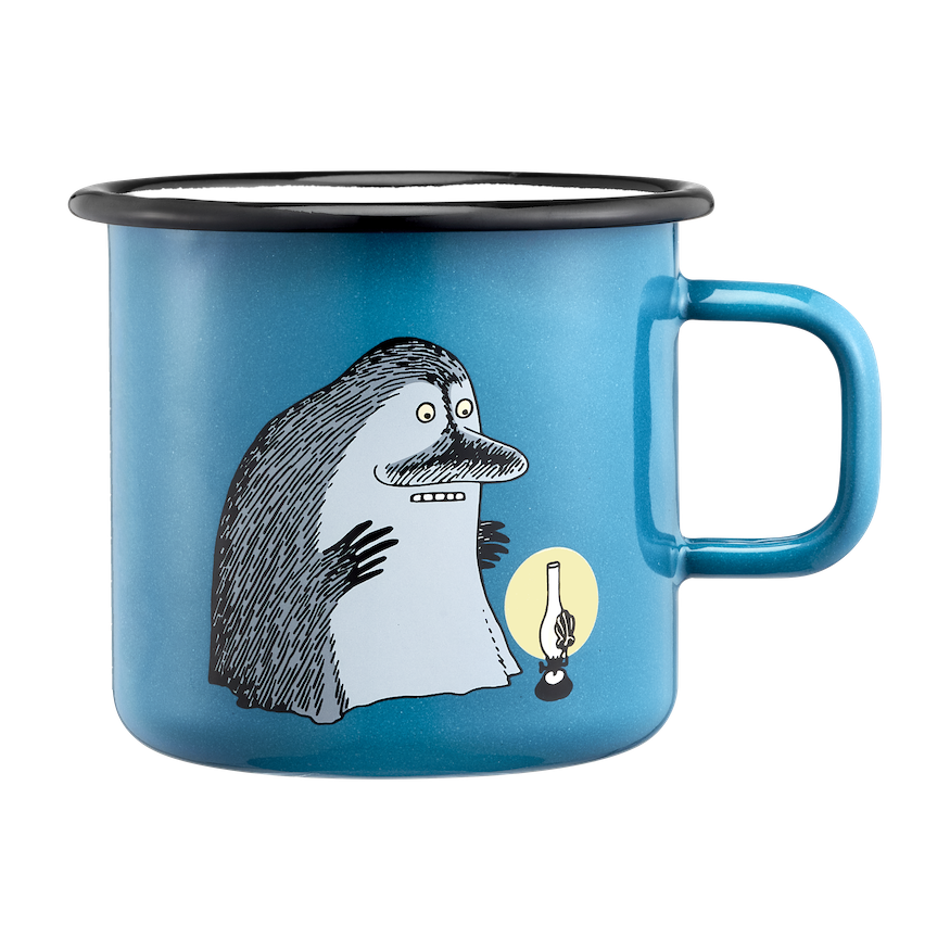 MOOMIN | Enamel Mug | The Groke, Blue | 0.55L