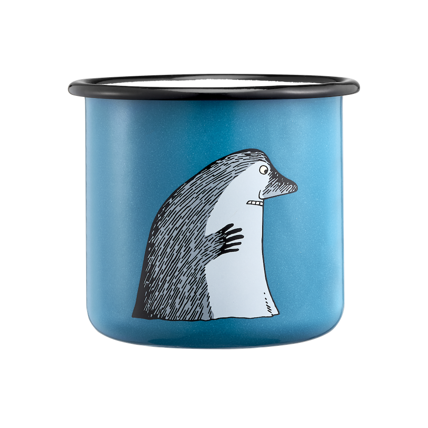 MOOMIN | Enamel Mug | The Groke, Blue | 0.55L