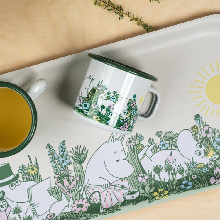 **Available Mid-March** MOOMIN | Enamel Mug | 0.37L | In The Garden  **New**