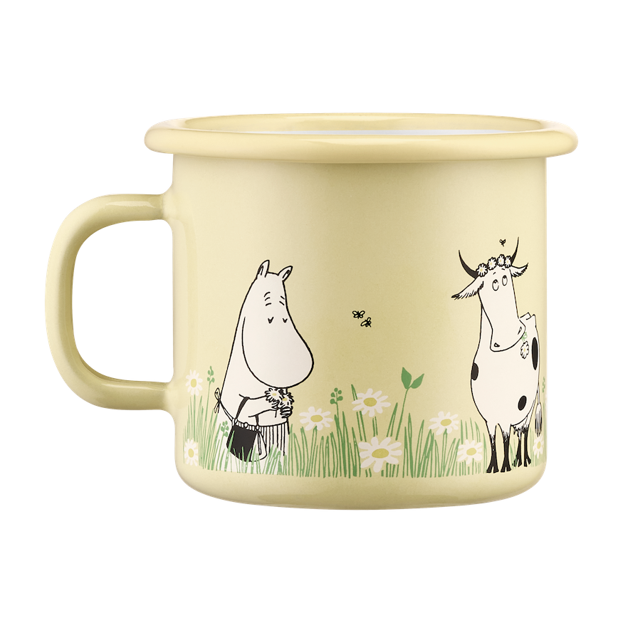 **Available Mid-March** MUURLA | Moomin | Enamel Mug | Meadow | 0.25L **New**