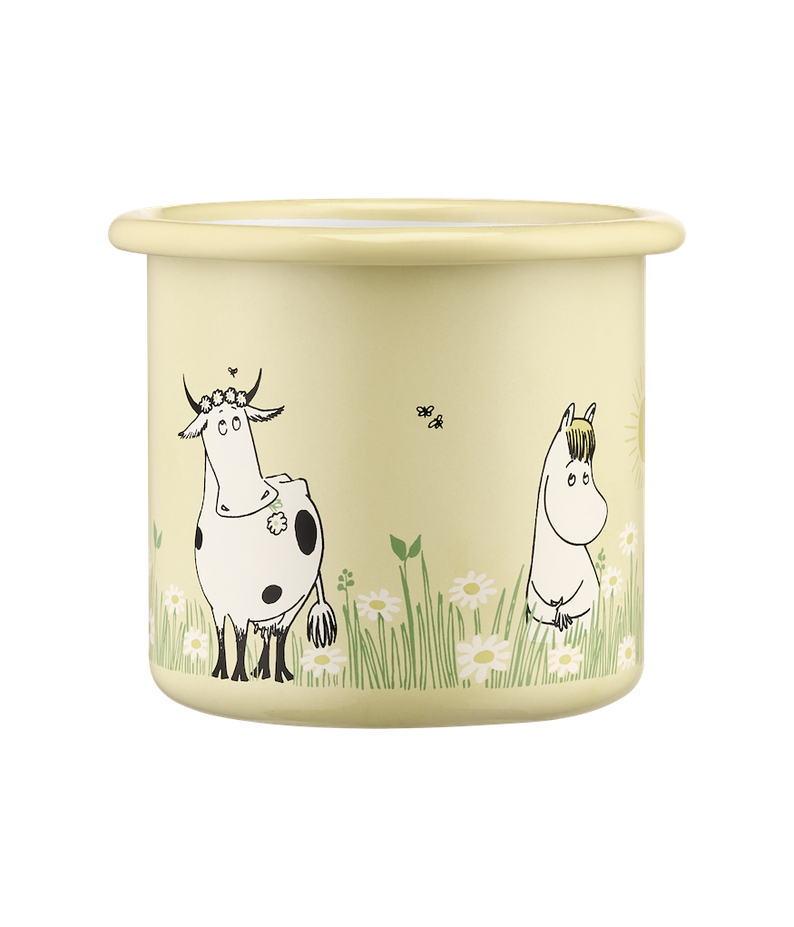 **Available Mid-March** MUURLA | Moomin | Enamel Mug | Meadow | 0.25L **New**